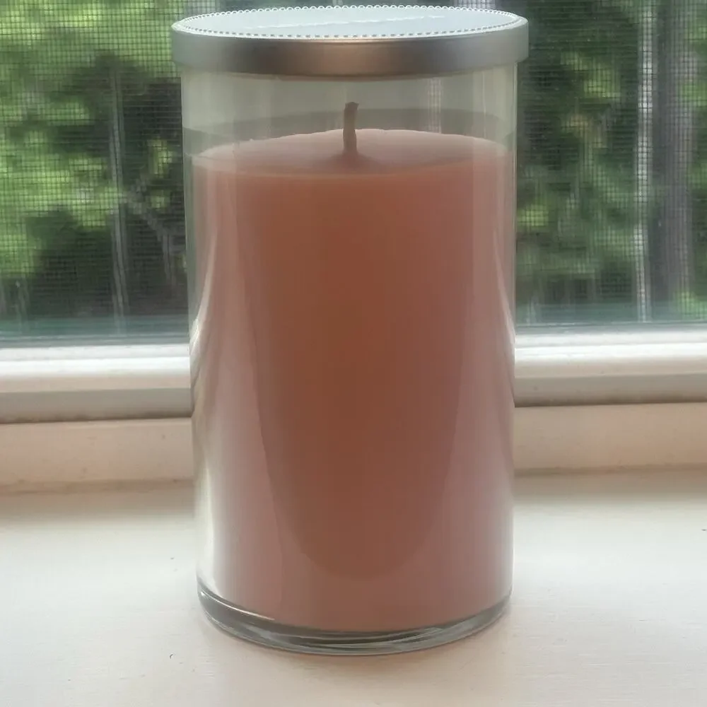 Yankee Candle Snowflake Cookie 12oz Candle Pink Festive Holiday Retired Rare